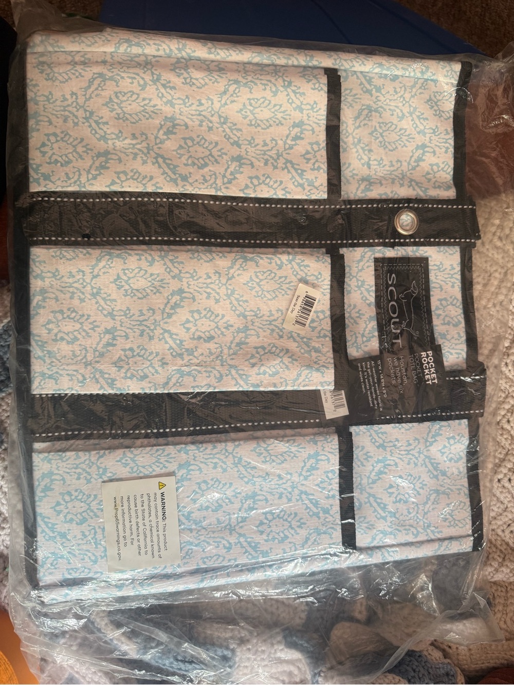 Scout Storage Cubes in Light Blue and Black Trim